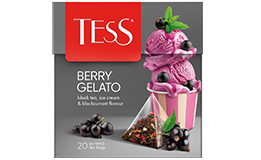 черный чай с ароматом мороженого с черной смородиной TESS Berry Gelato фото