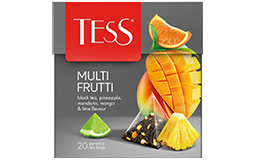 черный чай с ароматом ананаса, мандарина, манго и лайма
 TESS Multi Frutti фото