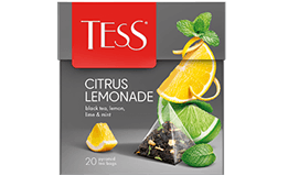 черный чай с ароматом лимона, лайма и мятой TESS Citrus Lemonade фото