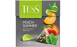 зеленый чай с ароматом персика, лайма и мятой  TESS Peach Summer фото