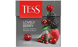 черный чай с ароматом клубники, ежевики и вишни TESS Lovely Berry фото